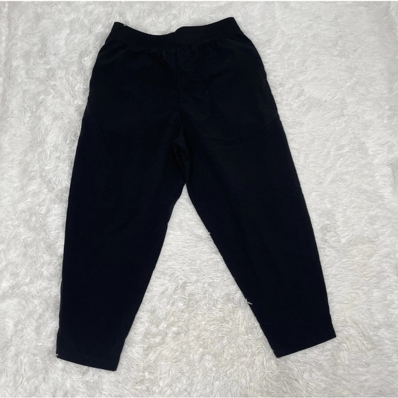 Nike Sportswear Essential Woven Black Pants Women’s Size L Large Joggers DQ6809 - Picture 3 of 11